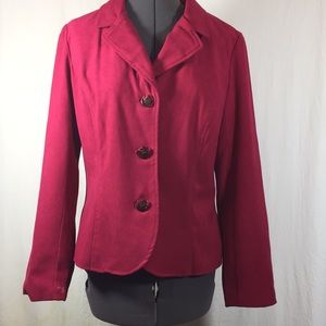 Nouveaux Burgundy Long Sleeve Jacket